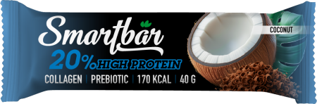 Протеиновый батончик - Кокос в тёмной глазури" Smartbar Protein 40г.